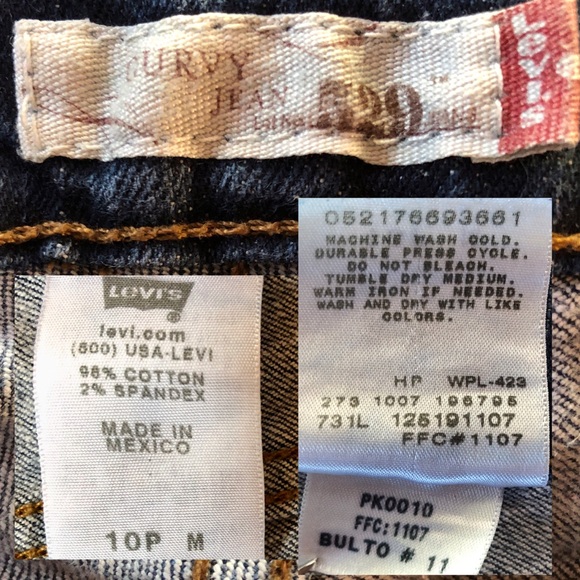 LEVI’S 529 Curvy Bootcut Mid-Rise Jeans (10P M) - Picture 15 of 17